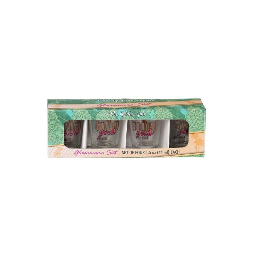 The Golden Girls "Thirsty Salty Extra Savage" 1.5-Ounce Shot Glasses | Set Of 4